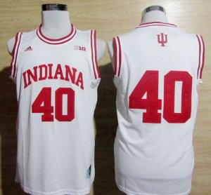 Jerseys Factory Cheap Hoosiers #40 Cody Zeller White Basketball