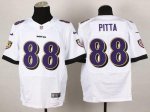 Jerseys Factory Cheap Nike Ravens #88 Dennis Pitta White Men's S