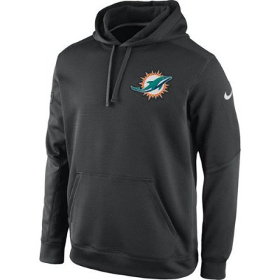 Jerseys Factory Cheap Miami Dolphins Nike KO Chain Fleece Pullov