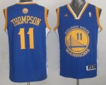 Jerseys Factory Cheap Warriors #11 Klay Thompson Blue Stitched N