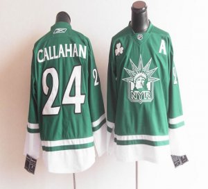 Jerseys Factory Cheap Rangers St Patty's Day #24 Callahan Green