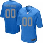 Jerseys Factory Cheap Nike Detroit Lions Customized Blue Embroid