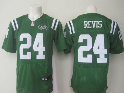 Jerseys Factory Cheap Nike Jets #24 Darrelle Revis Green Men's S