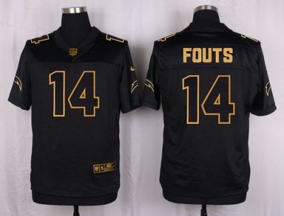 Jerseys Factory Cheap Nike Chargers #14 Dan Fouts Black Men's St