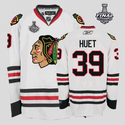 Jerseys Factory Cheap Blackhawks #39 Cristobal Huet Embroidered