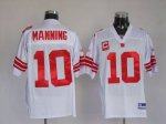 Jerseys Factory Cheap Giants Eli Manning #10 Stitched White Team