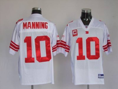 Jerseys Factory Cheap Giants Eli Manning #10 Stitched White Team