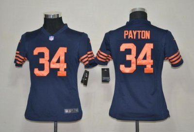 Jerseys Factory Cheap Nike Bears #34 Walter Payton Navy Blue 194