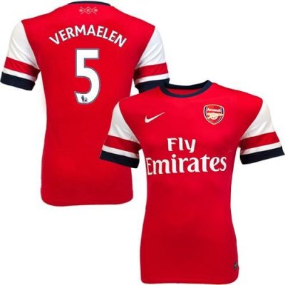 Jerseys Factory Cheap Women's Arsenal #5 Thomas Vermaelen Home S