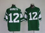 Jerseys Factory Cheap Mitchell and Ness Jets Joe Namath #12 Embr