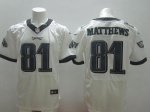 Jerseys Factory Cheap Nike Eagles #81 Jordan Matthews White Men'