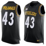 Jerseys Factory Cheap Nike Steelers #43 Troy Polamalu Black Team