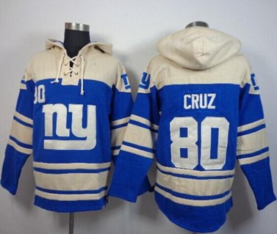 Jerseys Factory Cheap Nike Giants #80 Victor Cruz Blue Sawyer Ho