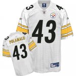 Jerseys Factory Cheap Steelers #43 Troy Polamalu White Stitched