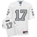 Jerseys Factory Cheap Nike Raiders #17 Denarius Moore White Silv
