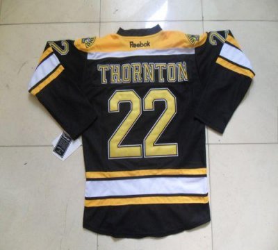 Jerseys Factory Cheap Bruins #22 Shawn Thornton Black Home Embro