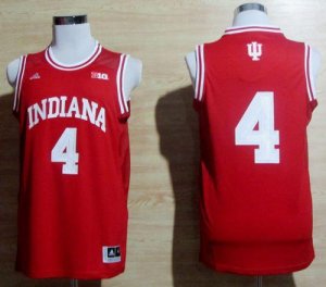 Jerseys Factory Cheap Hoosiers #4 Victor Oladipo Red Big 10 Patc