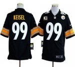 Jerseys Factory Cheap Nike Steelers #99 Brett Keisel Black Team