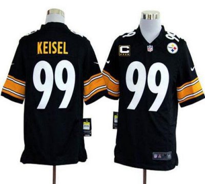 Jerseys Factory Cheap Nike Steelers #99 Brett Keisel Black Team