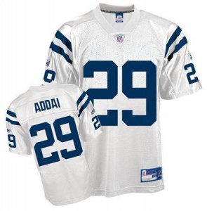 Jerseys Factory Cheap Colts #29 Joseph Addai White Stitched NFL