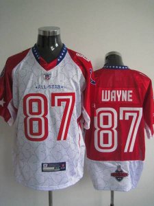 Jerseys Factory Cheap Colts #87 Reggie Wayne Red 2010 Pro Bowl S