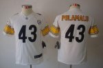 Jerseys Factory Cheap Nike Steelers #43 Troy Polamalu White Yout