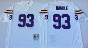 Jerseys Factory Cheap Mitchell And Ness Vikings #93 John Randle