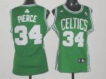 Jerseys Factory Cheap Celtics #34 Paul Pierce Green Women's Road