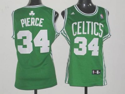Jerseys Factory Cheap Celtics #34 Paul Pierce Green Women's Road