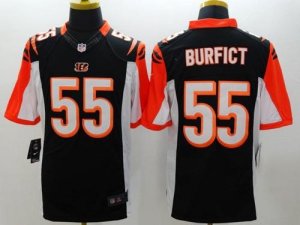 Jerseys Factory Cheap Nike Bengals #55 Vontaze Burfict Black Tea