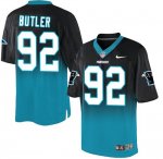 Jerseys Factory Cheap Nike Panthers #92 Vernon Butler Black/Blue