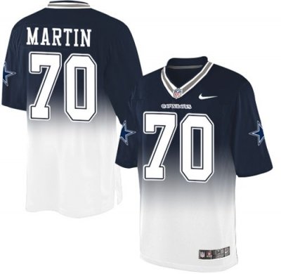 Jerseys Factory Cheap Nike Cowboys #70 Zack Martin Navy Blue/Whi