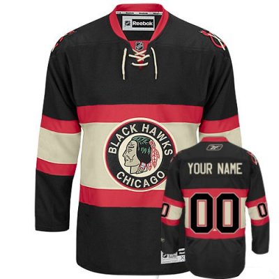 Jerseys Factory Cheap Blackhawks Third Personalized Authentic Bl