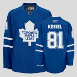 Jerseys Factory Cheap Maple Leafs #81 Kessel Embroidered Blue Yo