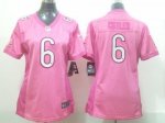 Jerseys Factory Cheap Nike Bears #6 Jay Cutler Pink Women's Be L