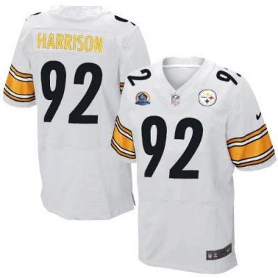 Jerseys Factory Cheap Nike Steelers #92 James Harrison White Wit