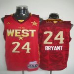 Jerseys Factory Cheap Lakers #24 Kobe Bryant 2011 All Star Red S
