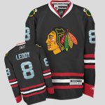 Jerseys Factory Cheap Blackhawks #8 Nick Leddy Black Embroidered