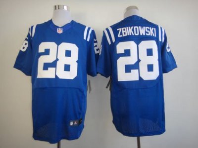 Jerseys Factory Cheap Nike Colts #28 Tom Zbikowski Royal Blue Te