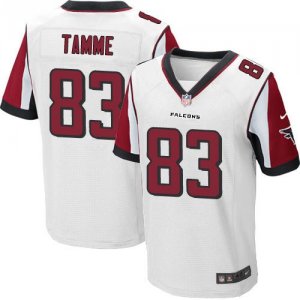 Jerseys Factory Cheap Nike Falcons #83 Jacob Tamme White Men's S