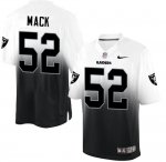 Jerseys Factory Cheap Nike Raiders #52 Khalil Mack White/Black M