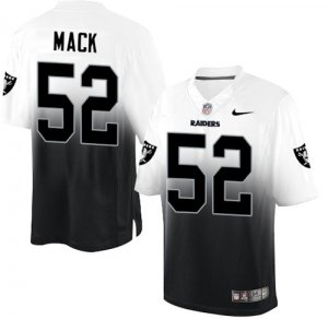 Jerseys Factory Cheap Nike Raiders #52 Khalil Mack White/Black M