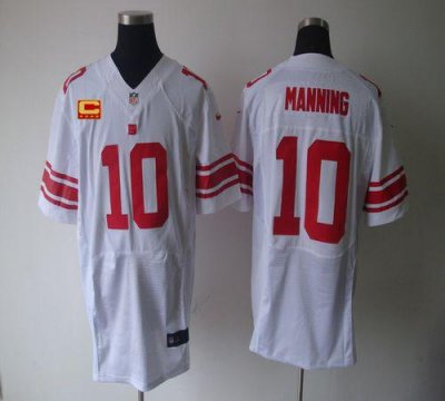 Jerseys Factory Cheap Nike Giants #10 Eli Manning White With C P