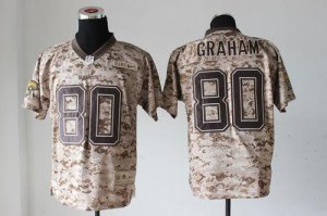 Jerseys Factory Cheap Nike Saints #80 Jimmy Graham Camo Men's Em