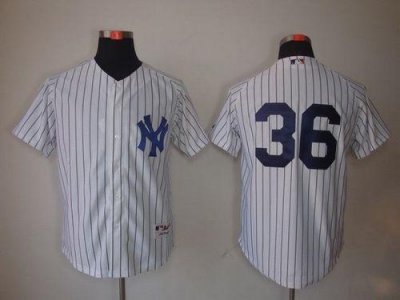 Jerseys Factory Cheap Yankees #36 Kevin Youkilis White Embroider