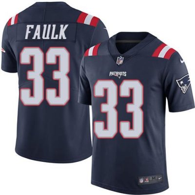 Jerseys Factory Cheap Nike Patriots #33 Kevin Faulk Navy Blue Me