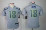 Jerseys Factory Cheap Nike Seahawks #18 Sidney Rice Grey Alterna