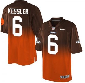 Jerseys Factory Cheap Nike Browns #6 Cody Kessler Brown/Orange M