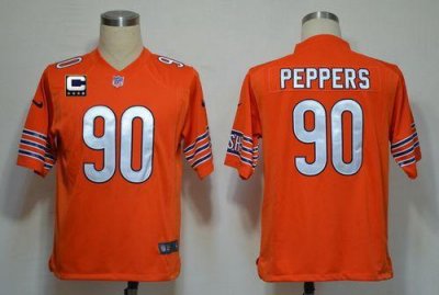 Jerseys Factory Cheap Nike Bears #90 Julius Peppers Orange Alter