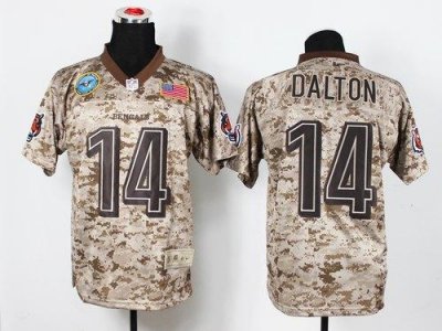 Jerseys Factory Cheap Nike Bengals #14 Andy Dalton Camo Men's St